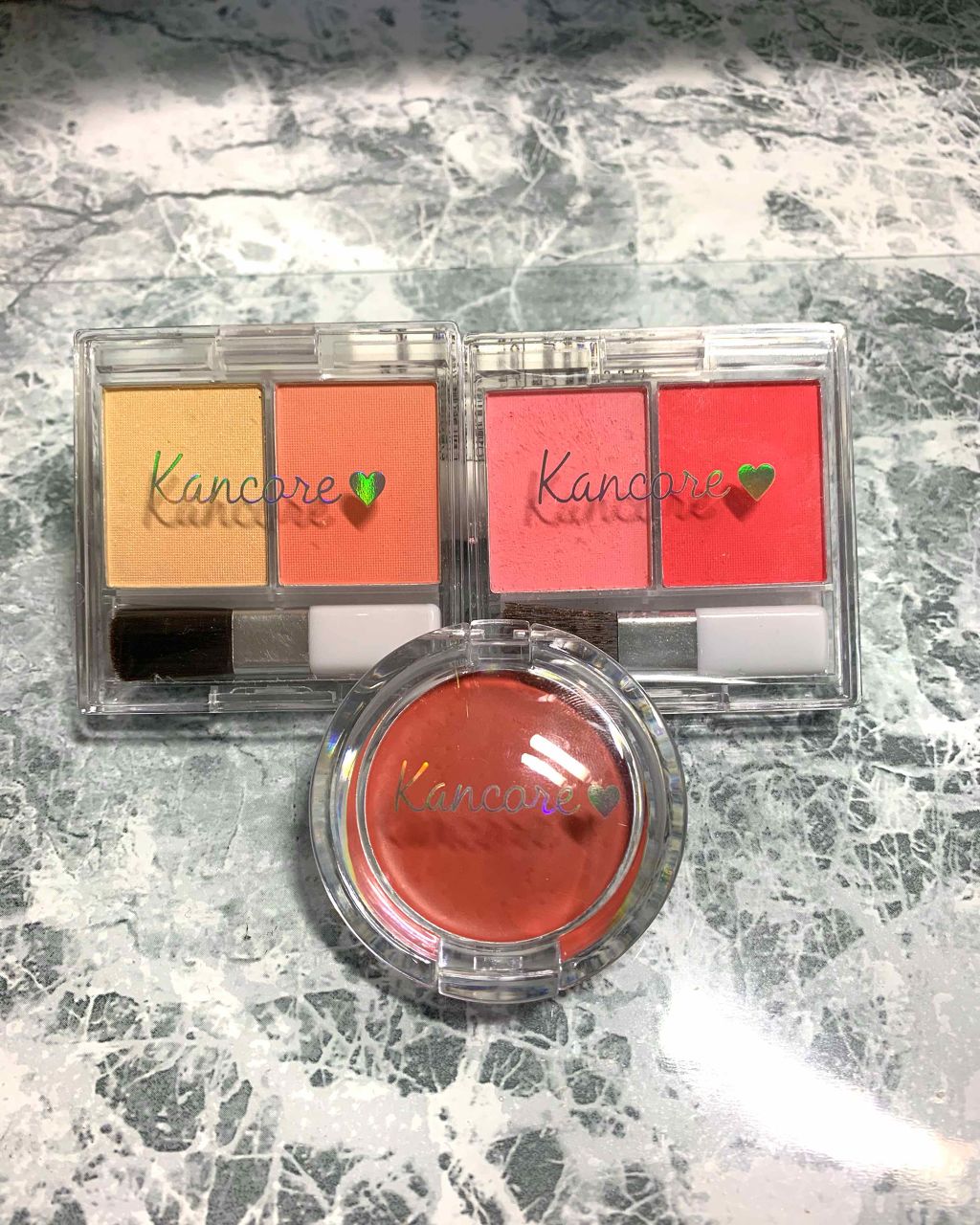 カンコレ チーク/DAISO/パウダーチークを使ったクチコミ（1枚目）