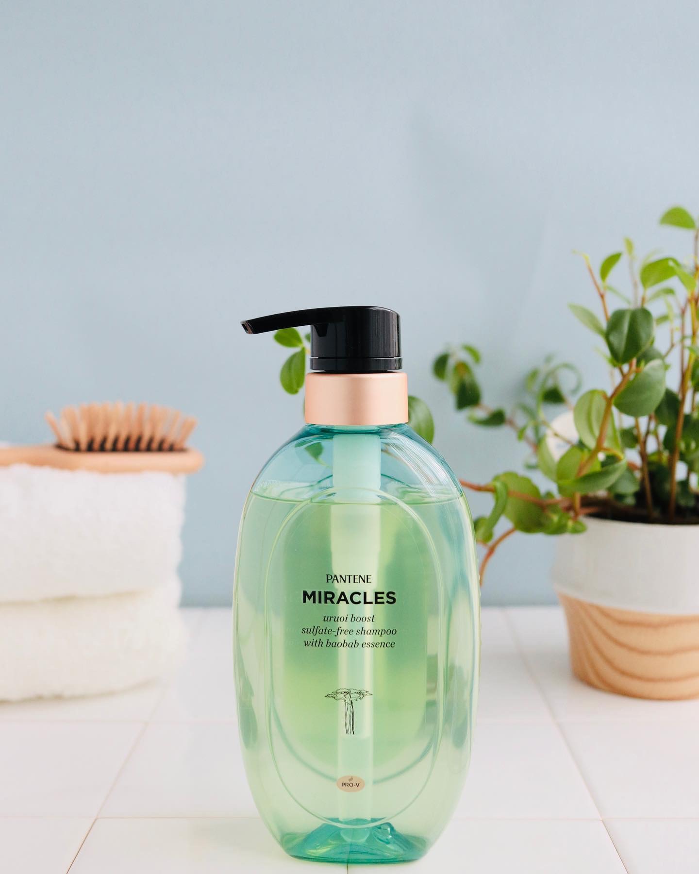 ミラクルズ うるおいブースト シャンプー/トリートメント シャンプー 440g/パンテーン/市販シャンプーを使ったクチコミ（3枚目）