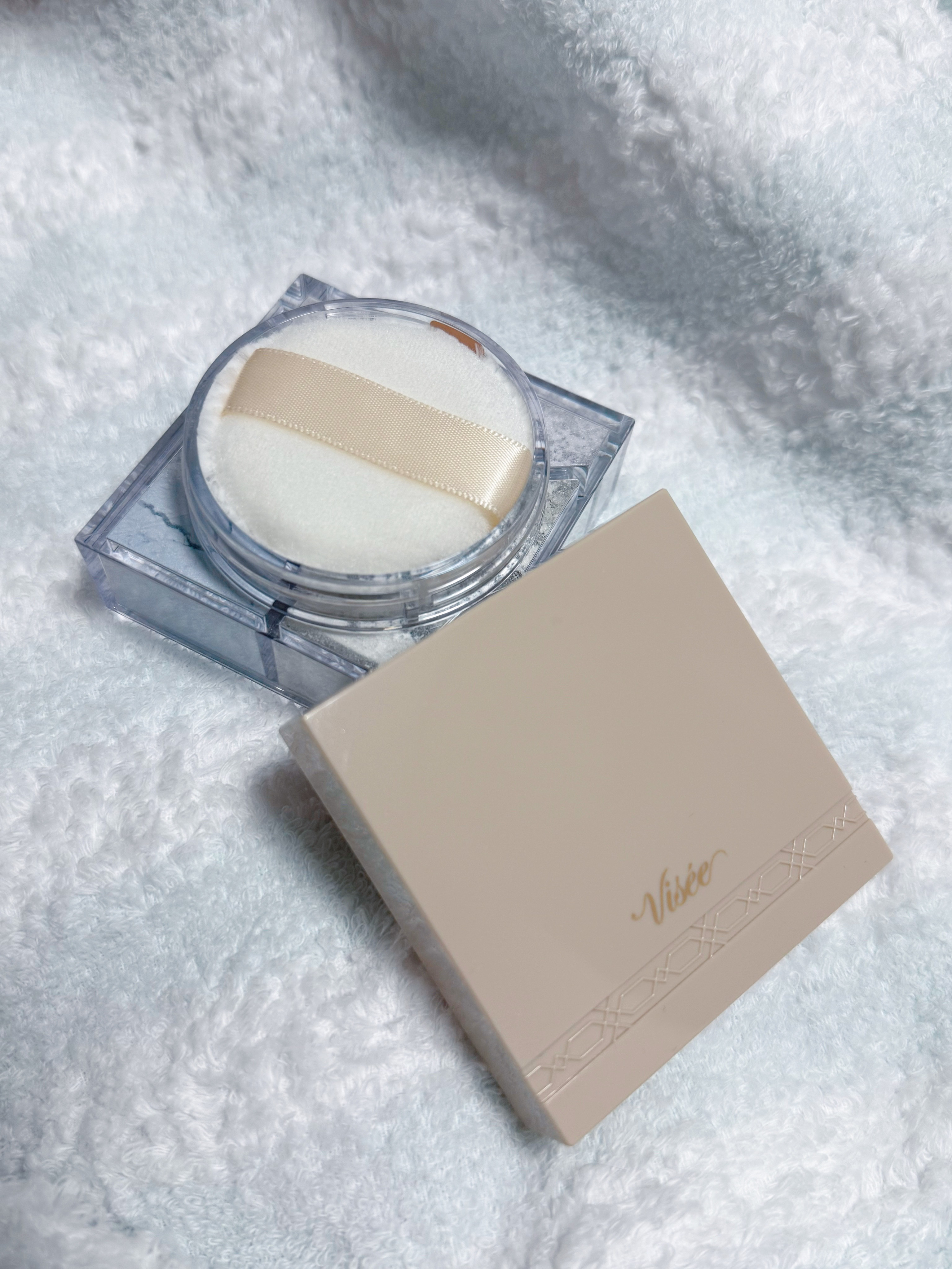 トリニタス グロウ パウダー 01 クリアヴェール/Visée/ルースパウダーを使ったクチコミ（3枚目）