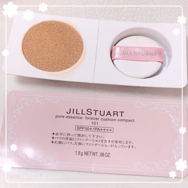 ピュアエッセンス フォーエバー クッションコンパクト 101 linen/JILL STUART/クッションファンデーションを使ったクチコミ（1枚目）