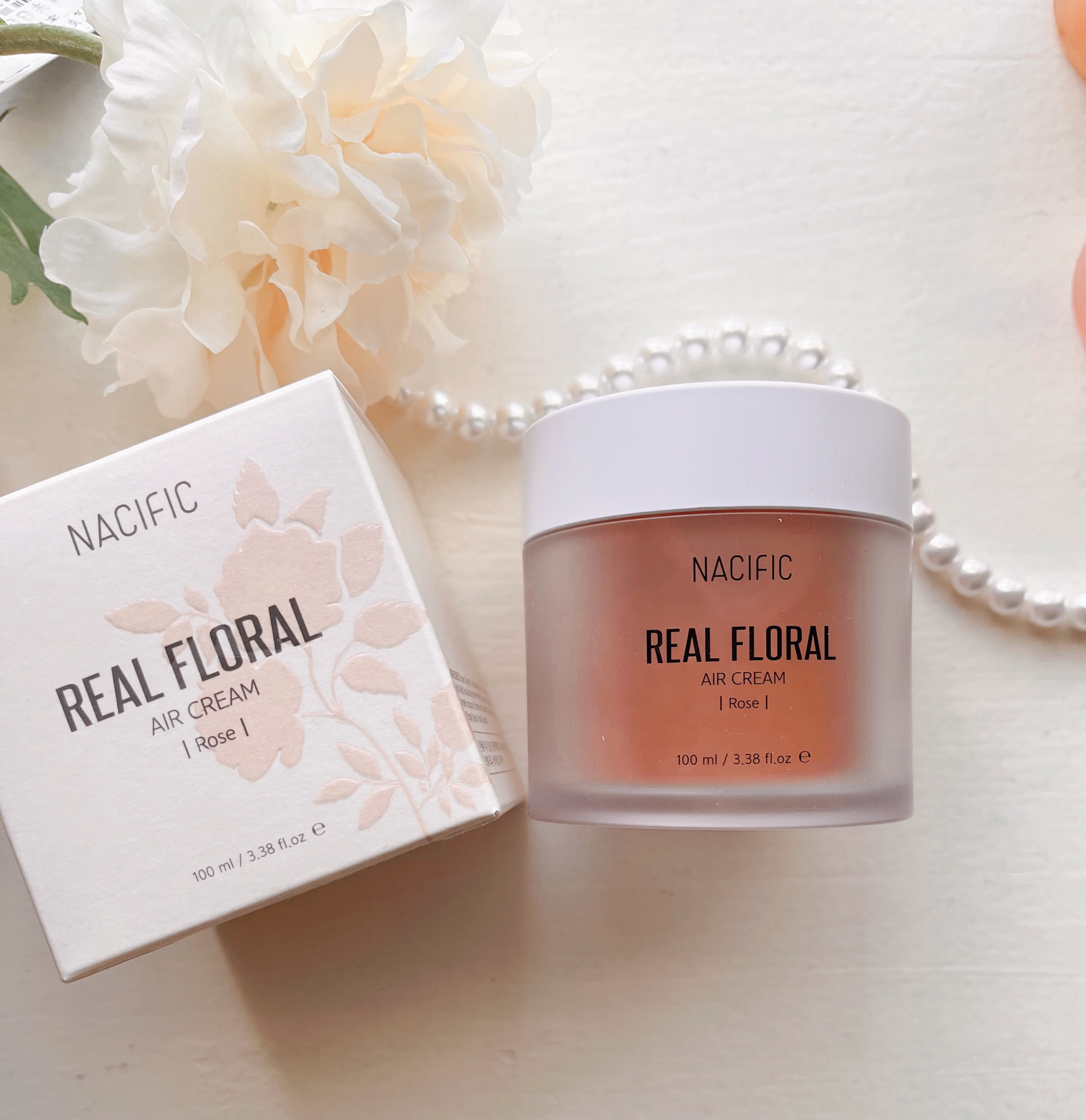 NACIFIC リアルフローラルローズエアークリームのクチコミ「NACIFIC
リアルフローラルローズエアークリーム


Qoo10で購入しました
エアークリ.....」（1枚目）