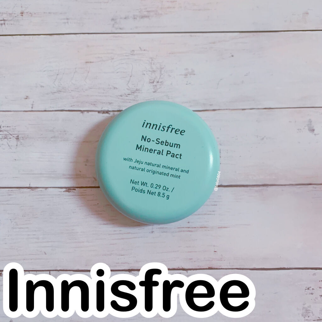 ノーセバム ミネラルパクト N/innisfree/プレストパウダーを使ったクチコミ（1枚目）