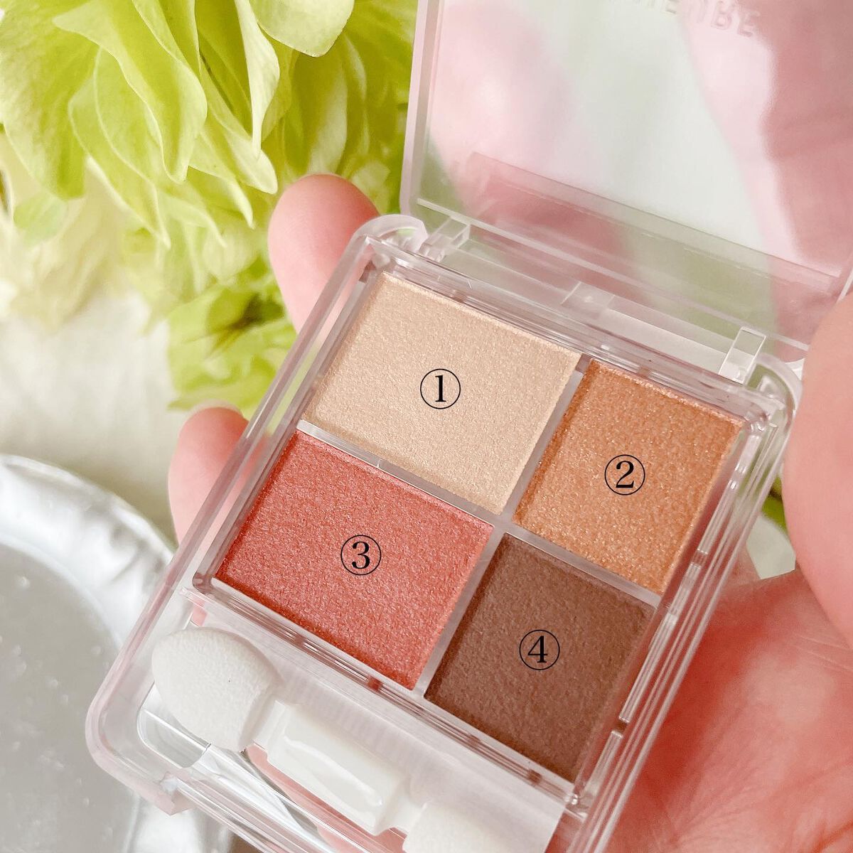 グラデーション アイシャドウ/ちふれ/アイシャドウパレットを使ったクチコミ（3枚目）