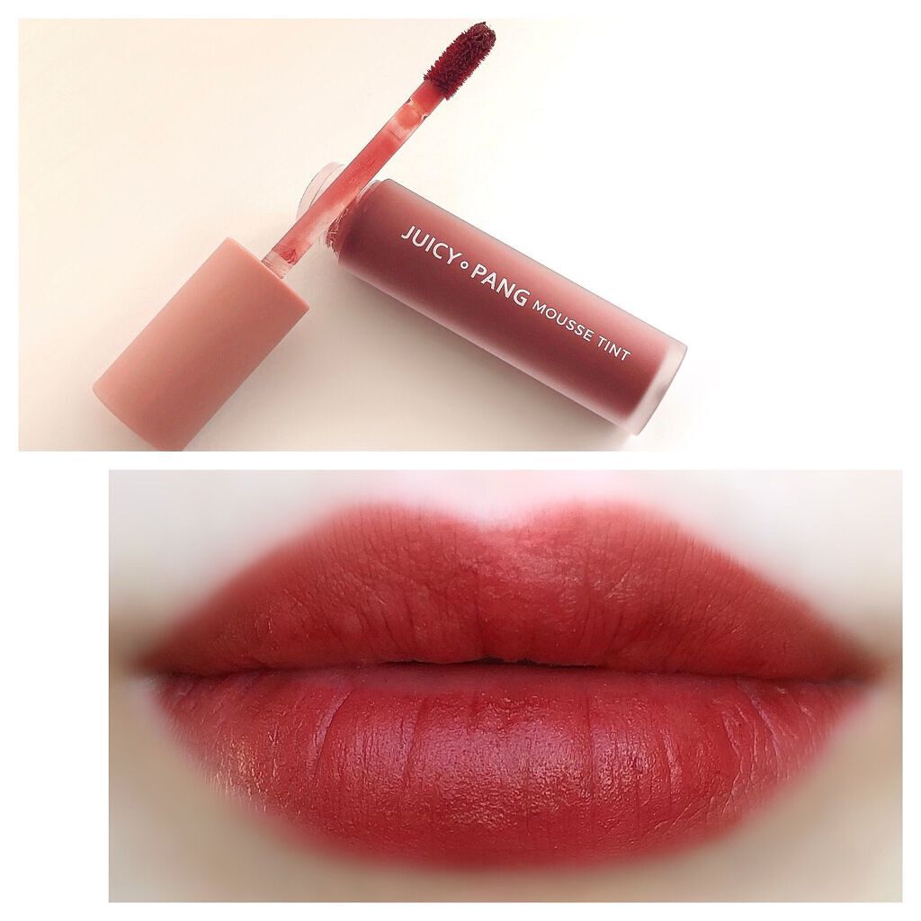 ジューシーパン ムースティント RD05　プラム/A’pieu/リップティントを使ったクチコミ（2枚目）