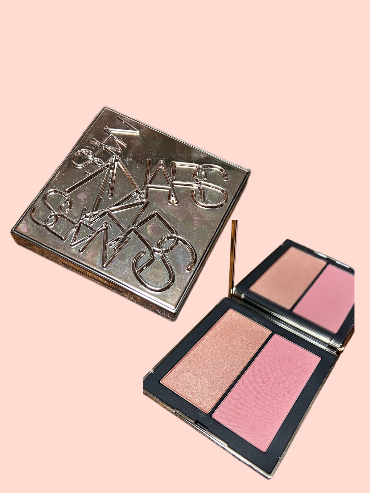 アンインヒビテッド ブラッシュデュオ/NARS/パウダーチークを使ったクチコミ（3枚目）