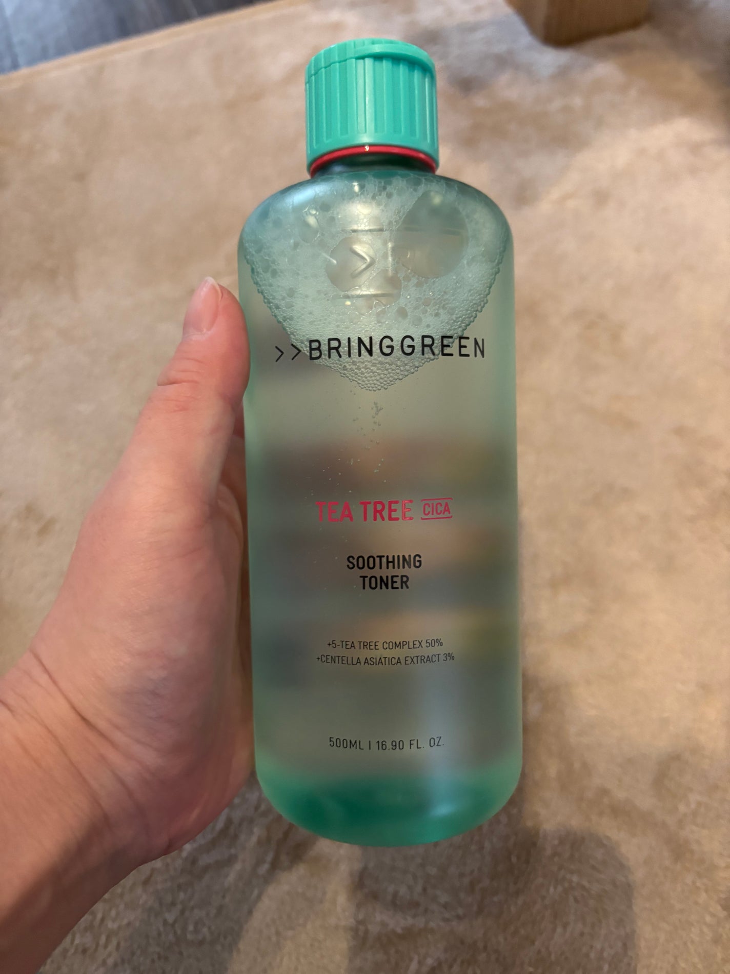 ティーツリーシカスージングトナー/BRING GREEN/化粧水を使ったクチコミ(2枚目)