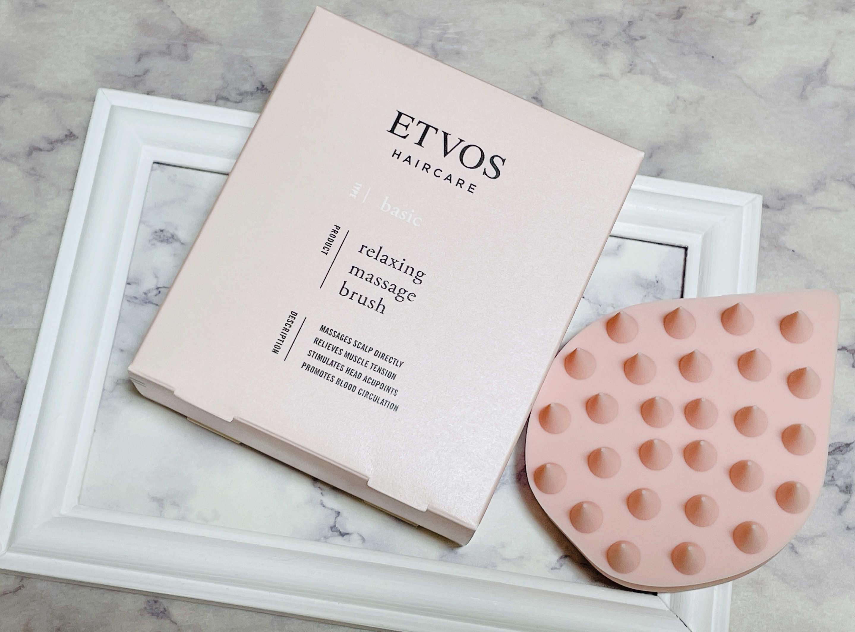 リラクシングマッサージブラシ/エトヴォス/スカルプブラシを使ったクチコミ（1枚目）