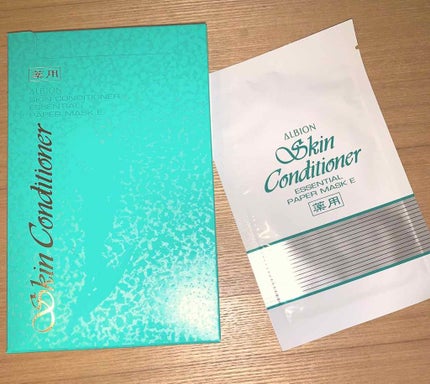 アルビオン 薬用スキンコンディショナー エッセンシャル ペーパーマスク E/ALBION/シートマスク・パックを使ったクチコミ(1枚目)