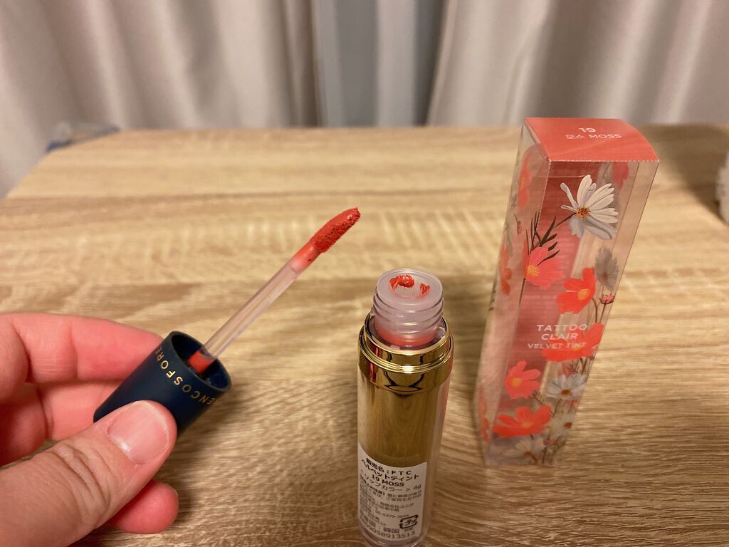 タトゥーベルベットティント/フォレンコス/リップティントを使ったクチコミ(3枚目)