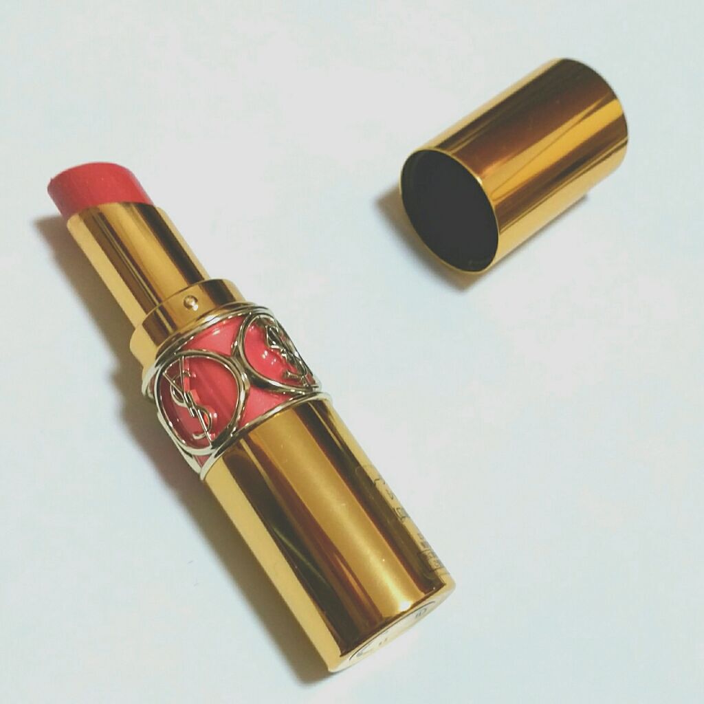 ルージュ ヴォリュプテ シャイン/YVES SAINT LAURENT BEAUTE/口紅を使ったクチコミ(2枚目)