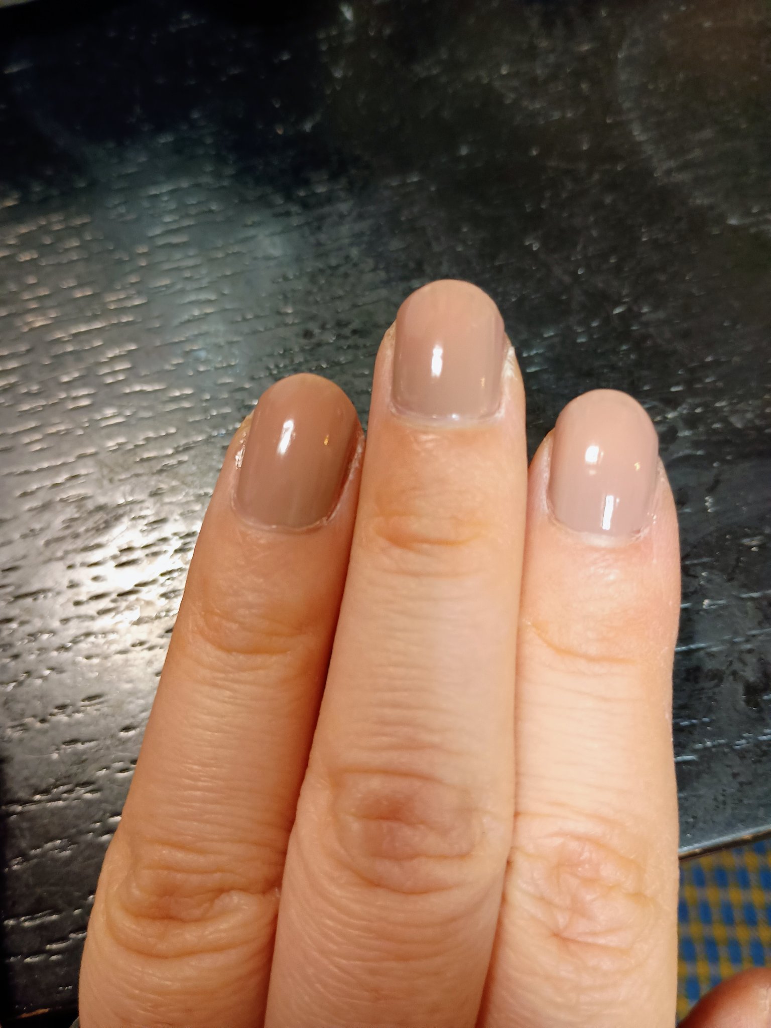 プレイフル アップデートネイル pun-10 ミルクティー /PLAYFUL/オールインワンネイルを使ったクチコミ（3枚目）