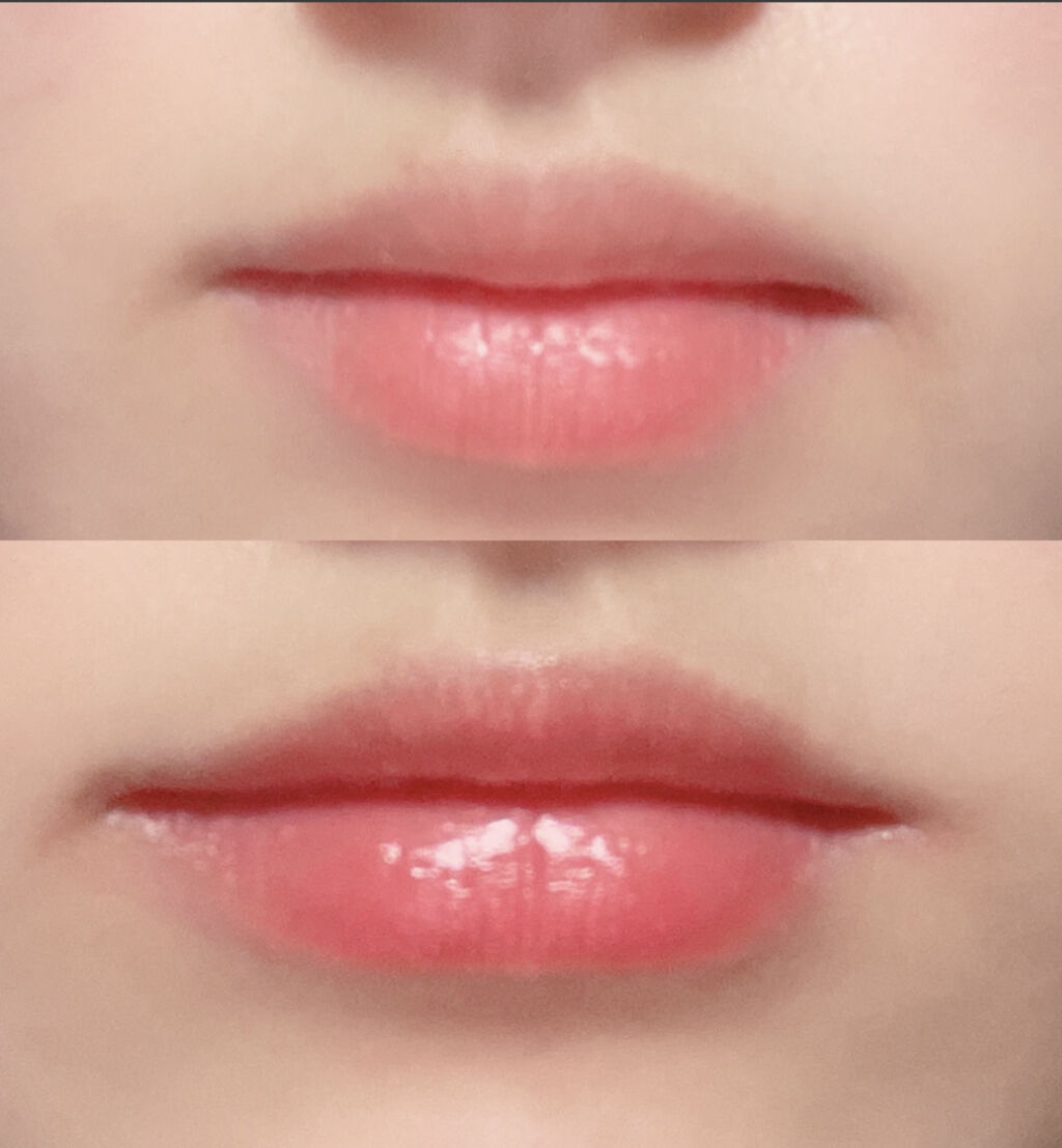 メルティールミナスルージュ（ティントタイプ）/キャンメイク/リップティントを使ったクチコミ（2枚目）