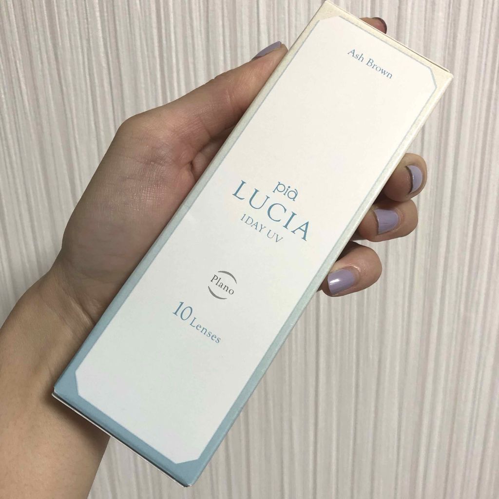 LUCIA 1DAY アッシュブラウン/LUCIA/ワンデー（１DAY）カラコンを使ったクチコミ（1枚目）
