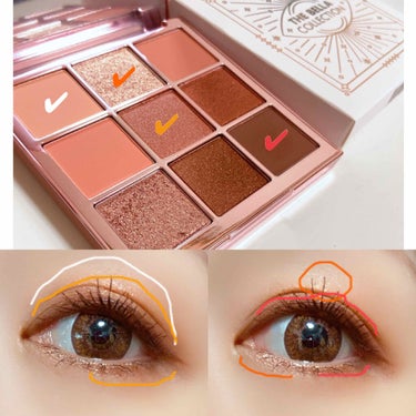 The Bella collection eyeshadow palette/CELEFIT/パウダーアイシャドウを使ったクチコミ（3枚目）