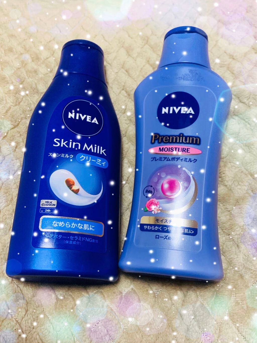 ニベア プレミアムボディミルク モイスチャー/ニベア/ボディミルクを使ったクチコミ(1枚目)