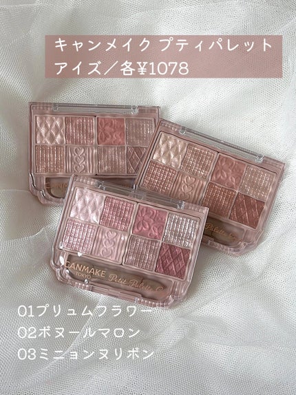 プティパレットアイズ/キャンメイク/パウダーアイシャドウを使ったクチコミ(2枚目)