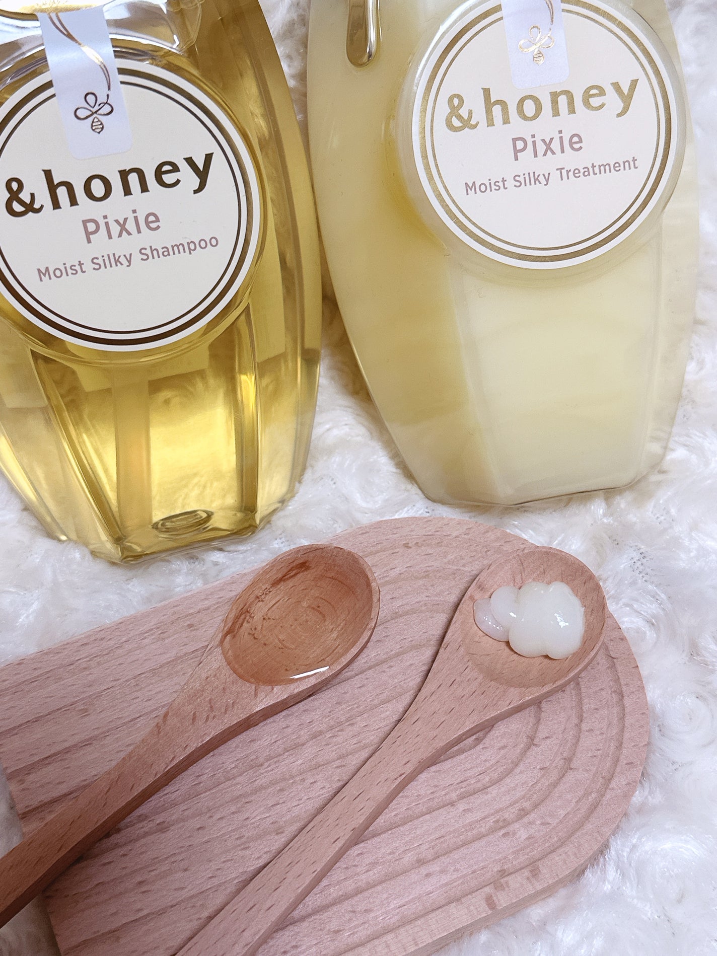 アンドハニー ピクシー モイストシルキー シャンプー1.0/ヘアトリートメント2.0/&honey/市販シャンプーを使ったクチコミ(2枚目)