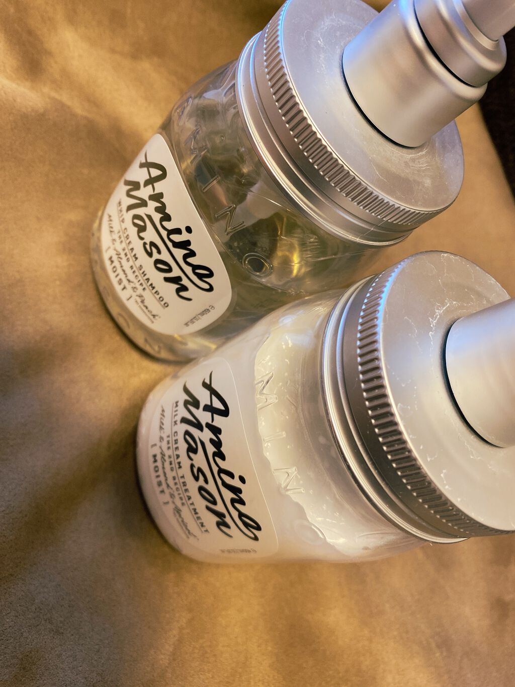 アミノメイソン ディープモイスト ホイップクリーム シャンプー/ミルククリーム ヘアトリートメント/アミノメイソン/市販シャンプーを使ったクチコミ(1枚目)