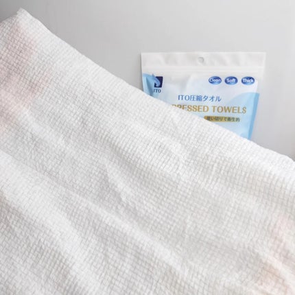 ITO圧縮タオル(大判)/ITO/クレンジングタオルを使ったクチコミ(7枚目)