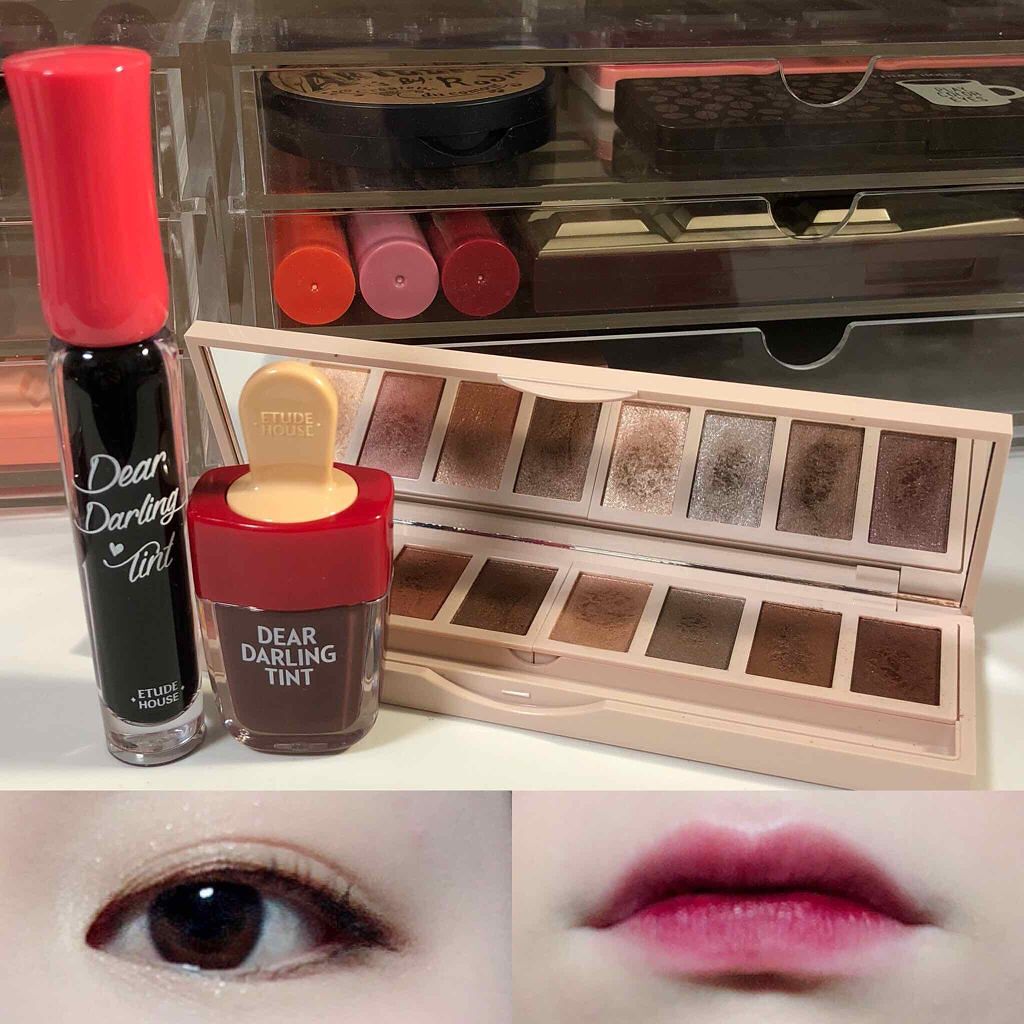 ディアダーリン ウォータージェルティント （アイスティント）/ETUDE/口紅を使ったクチコミ（1枚目）