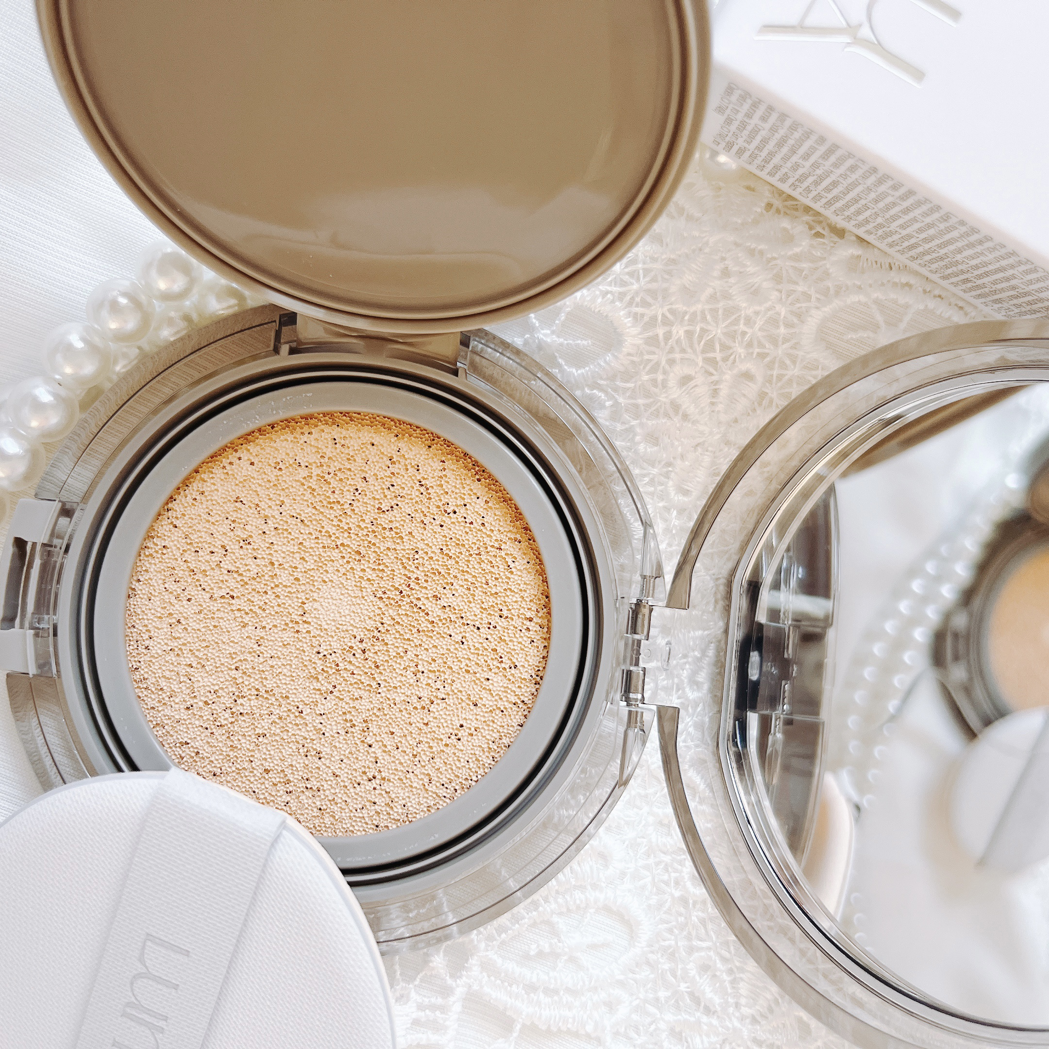 ブラーカバークッション/LUNA/クッションファンデーションを使ったクチコミ（2枚目）