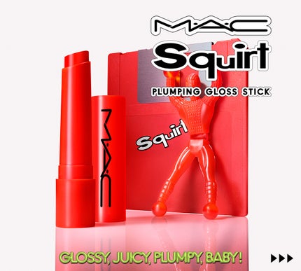 スクワート プランピング グロス スティック/M・A・C/リップバームを使ったクチコミ(4枚目)