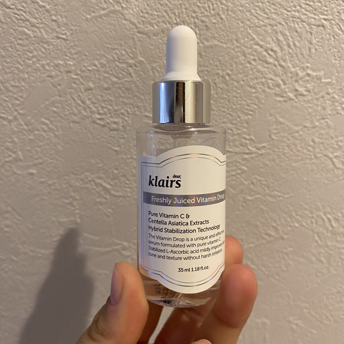 フレッシュリージュースドビタミンドロップ(35ml)/Klairs/美容液を使ったクチコミ（2枚目）