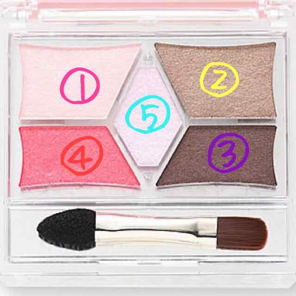 【旧品】パーフェクトスタイリストアイズ/キャンメイク/アイシャドウパレットを使ったクチコミ(4枚目)