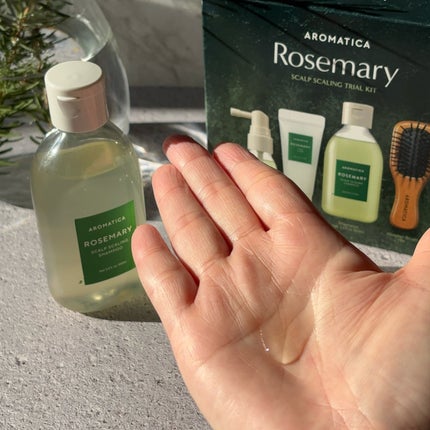 ローズマリー ヘア トライアルセット/AROMATICA/トライアルキットを使ったクチコミ(5枚目)