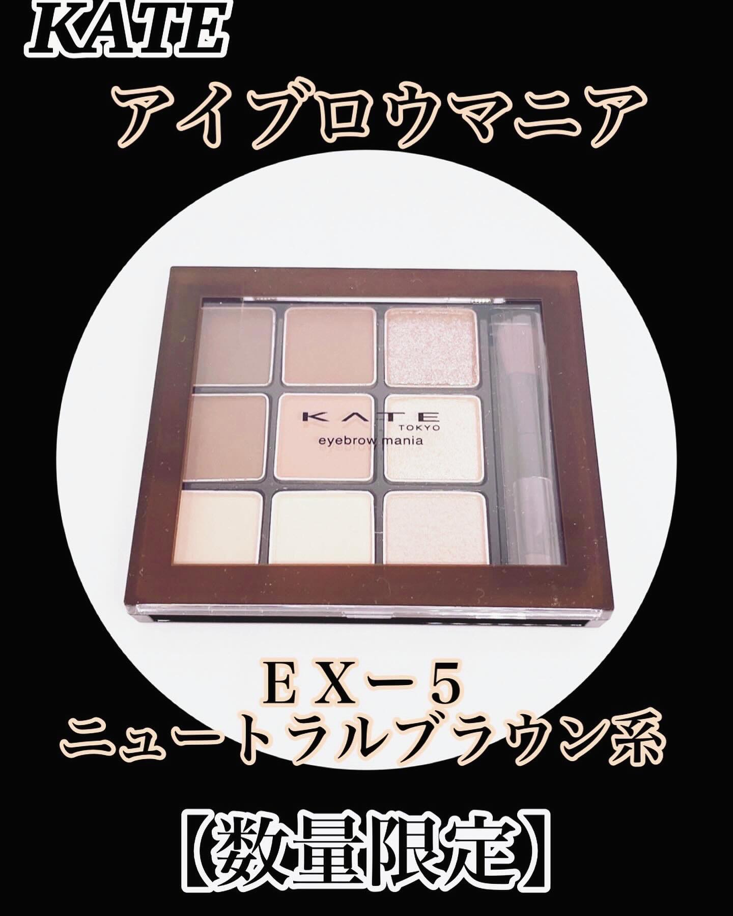 アイブロウマニア EX-5 ニュートラルブラウン系/KATE/パウダーアイブロウを使ったクチコミ（1枚目）
