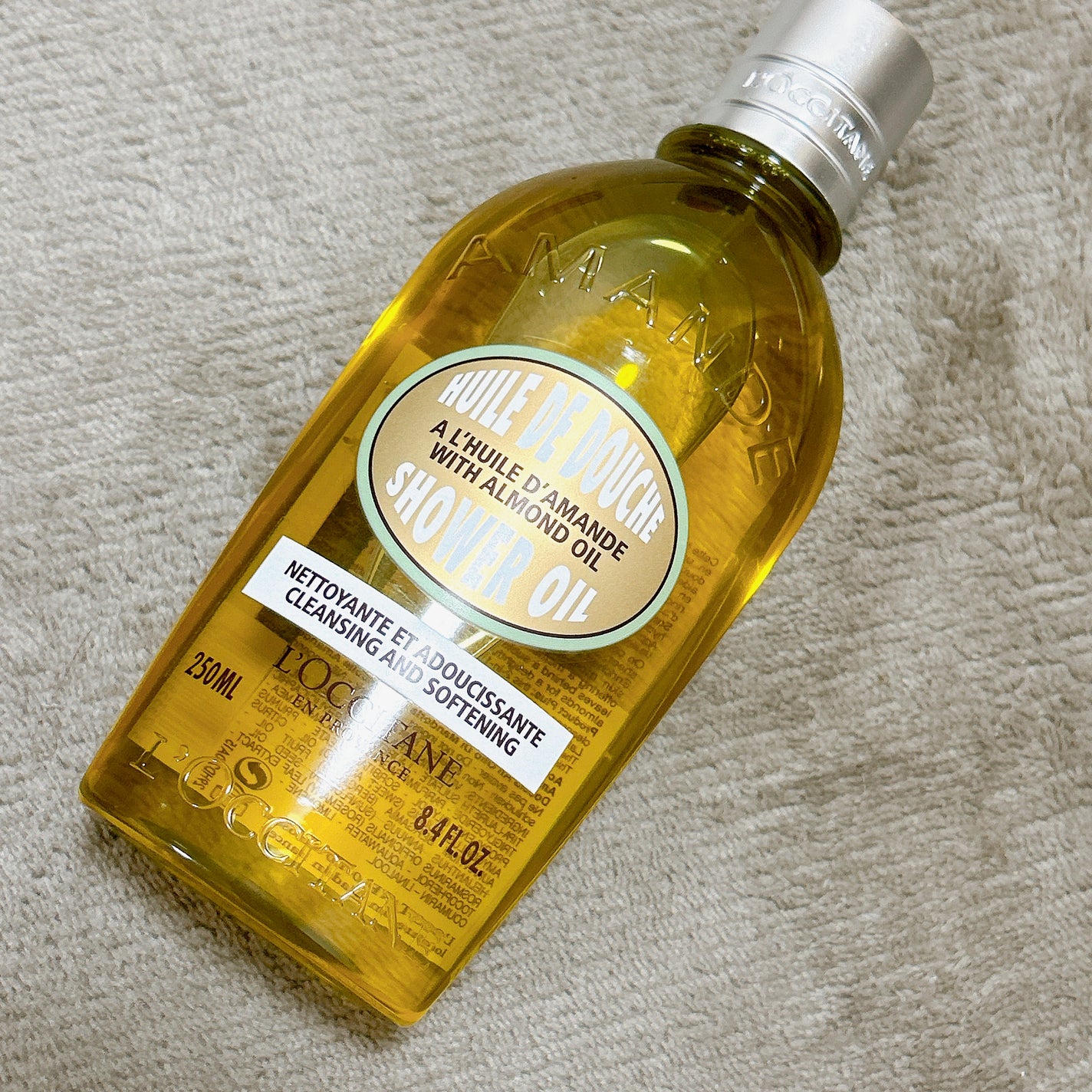 アーモンド モイスチャライジングシャワーオイル/L'OCCITANE/ボディソープを使ったクチコミ(1枚目)