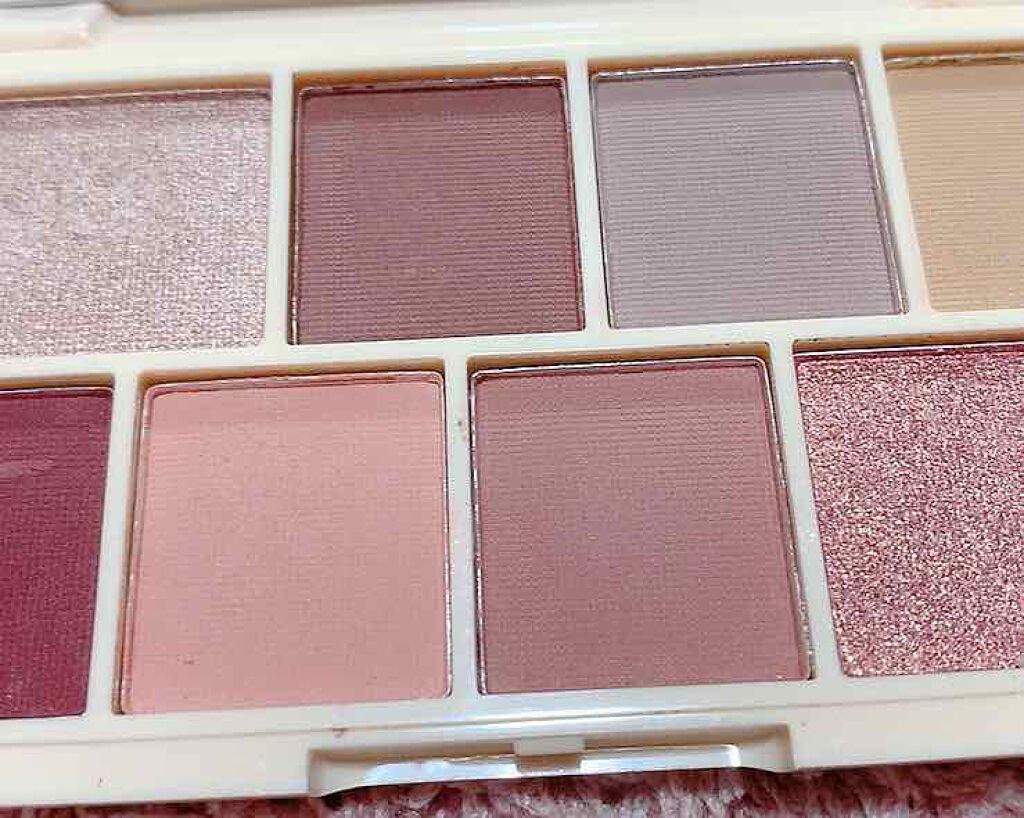 ミニチョコレートアイシャドウパレット ローズゴールド/MAKEUP REVOLUTION/アイシャドウパレットを使ったクチコミ（2枚目）