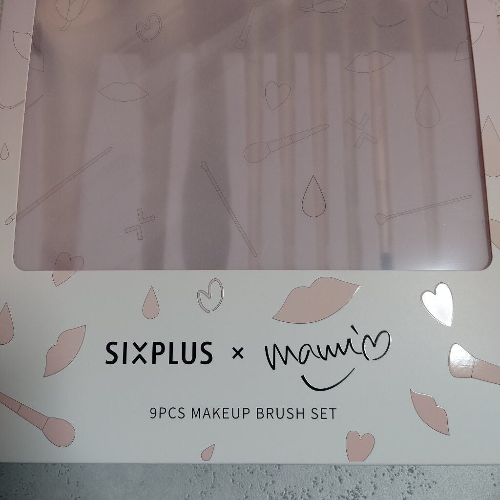 SIXPLUS×mamiseto メイクブラシ9本セット/SIXPLUS/メイクブラシを使ったクチコミ(3枚目)