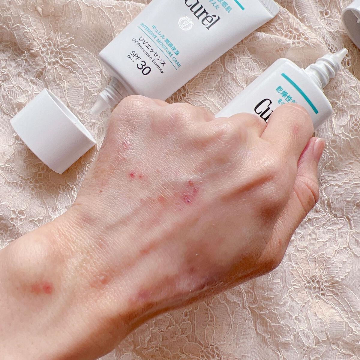 潤浸保湿 ベースクリーム /キュレル/日焼け止めクリームを使ったクチコミ(4枚目)