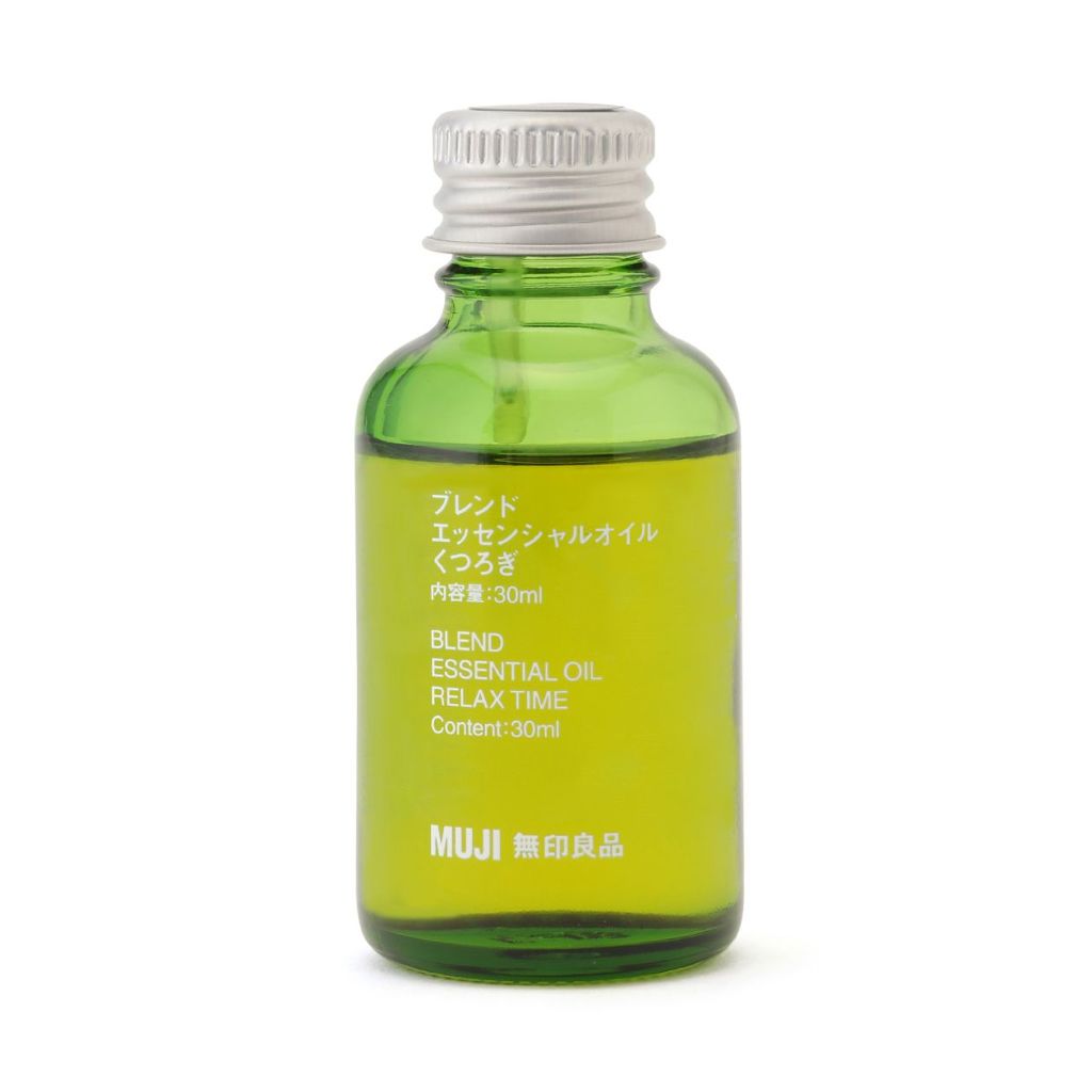 試してみた】無印良品 ブレンドエッセンシャルオイル・くつろぎ
