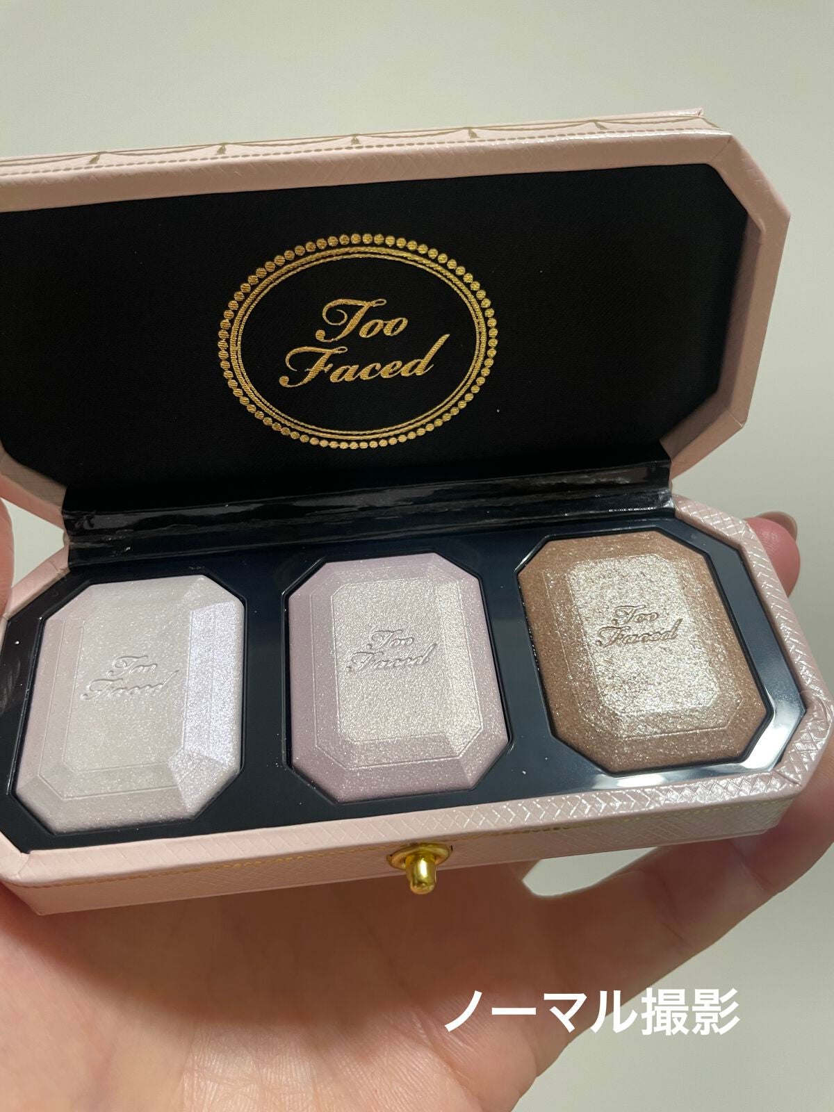 ~ダイヤモンドライト シリーズ~ マルチユース ハイライター トリオ/Too Faced/パウダーハイライトを使ったクチコミ(3枚目)