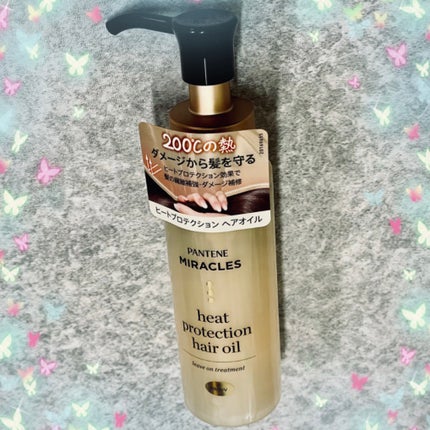 ヒートプロテクション ヘアオイル(洗い流さないトリートメント)/パンテーン/アウトバストリートメントを使ったクチコミ(1枚目)