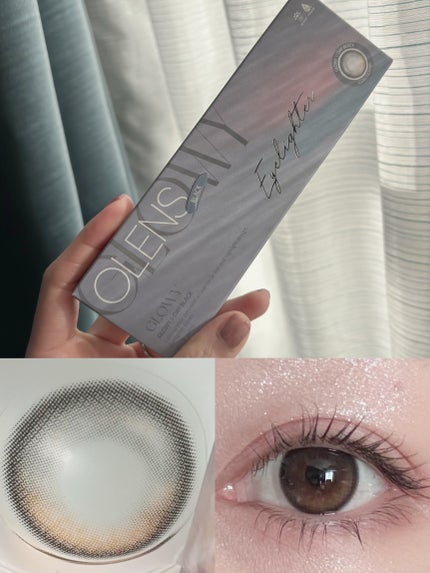 Glowy 1day/OLENS/ワンデー(1DAY)カラコンを使ったクチコミ(2枚目)