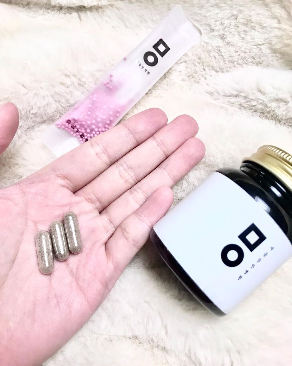 ピンク丸剤/ミオル韓医院/ボディサプリメントを使ったクチコミ（1枚目）