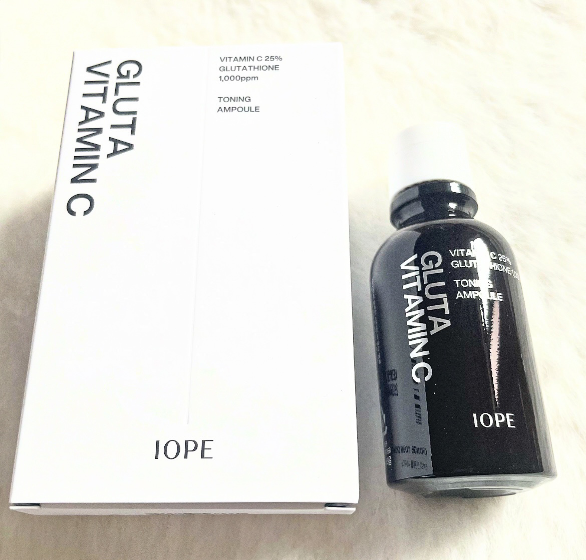 グルタ ビタミンC トーニング アンプル/IOPE/美容液を使ったクチコミ（1枚目）