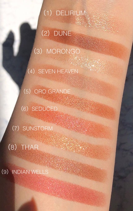 サマーソルスティス アイシャドーパレット/NARS/アイシャドウパレットを使ったクチコミ(4枚目)