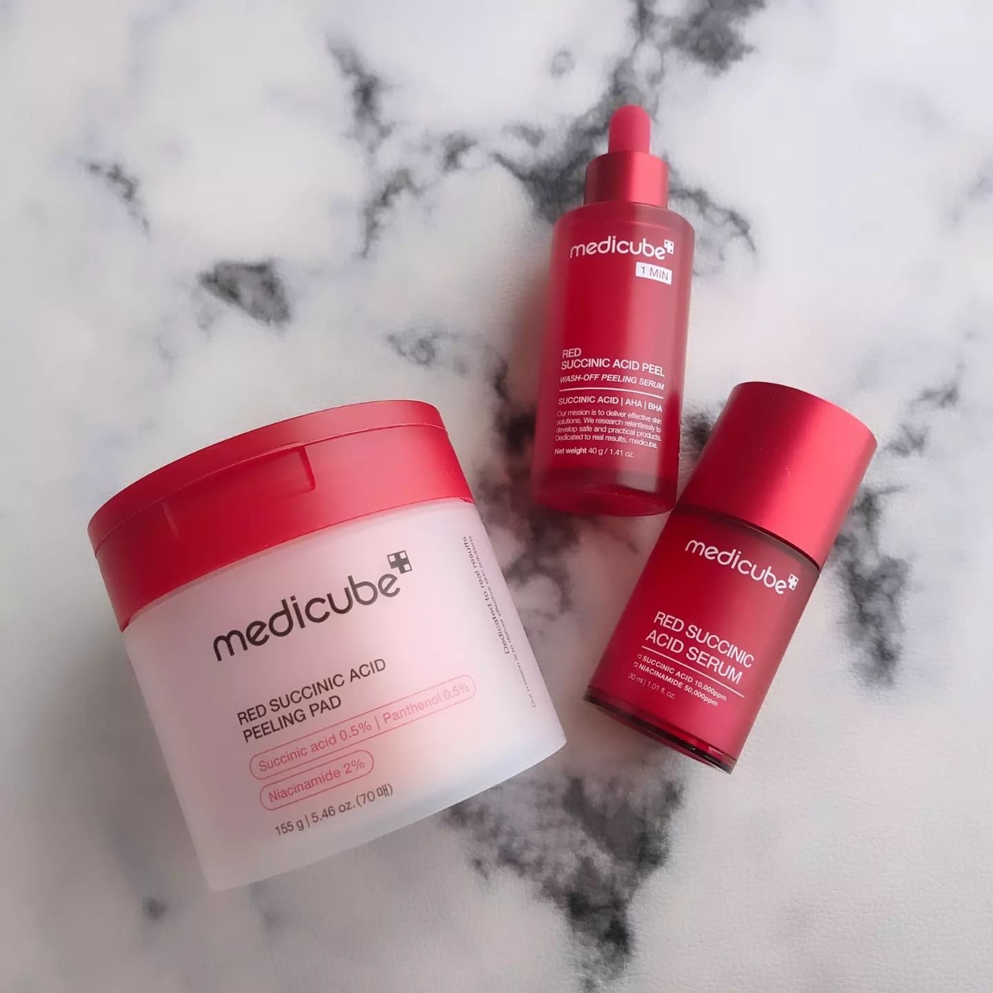 レッドアクネピーリングパッド/MEDICUBE/トナーパッドを使ったクチコミ（1枚目）
