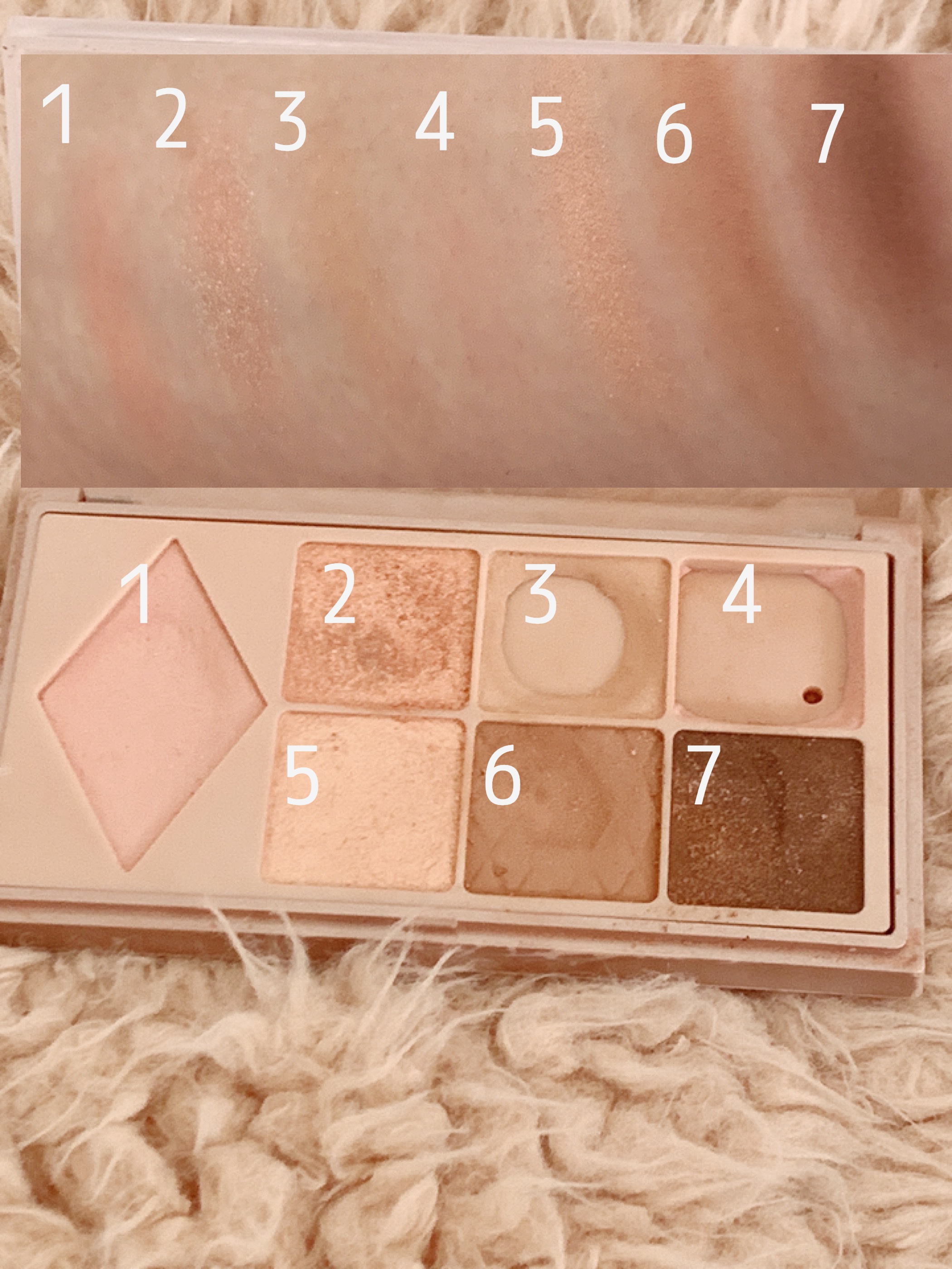 ウォンジョンヨ Ｗ デイリームードアップパレット /Wonjungyo/アイシャドウパレットを使ったクチコミ（2枚目）