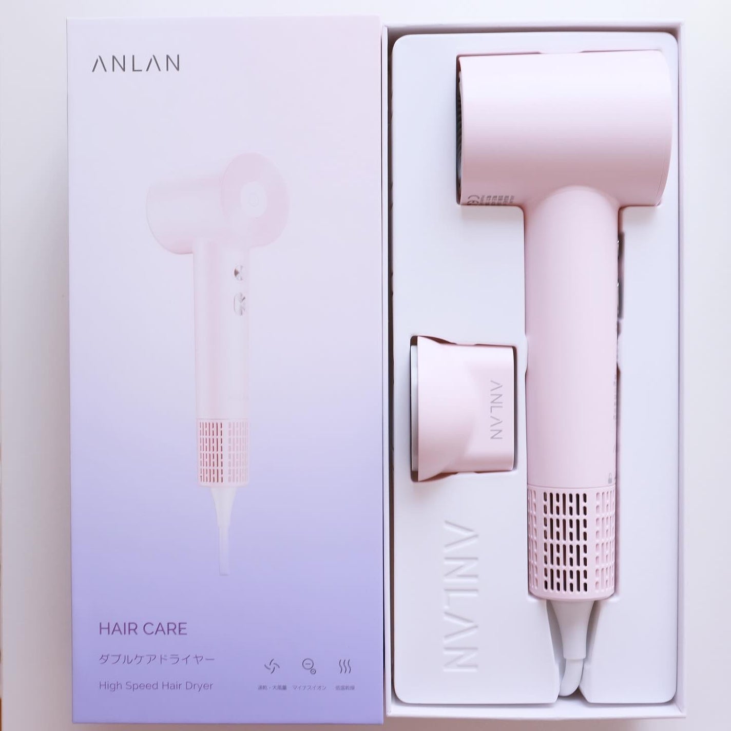 ダブルケアドライヤー/ANLAN/ドライヤーを使ったクチコミ(8枚目)