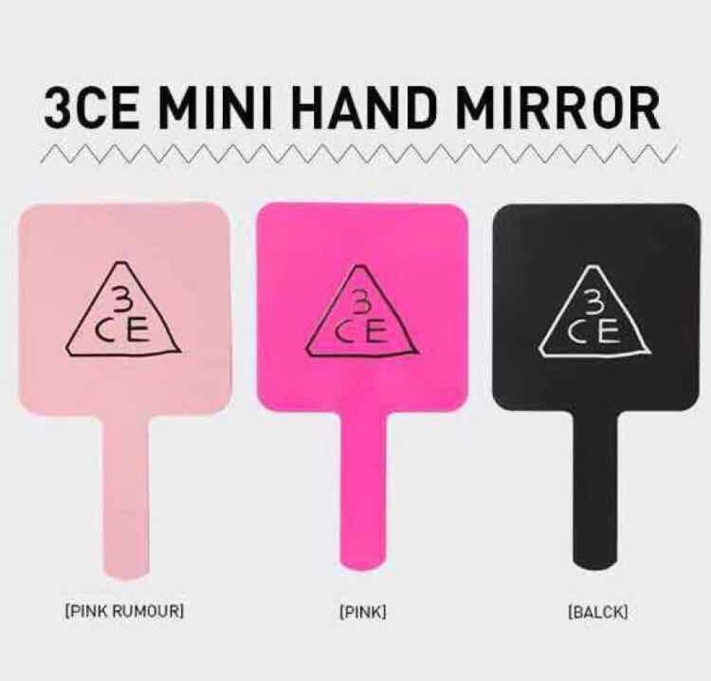 3CE スクエア ミニ ハンドミラー/3CE/その他化粧小物を使ったクチコミ(1枚目)
