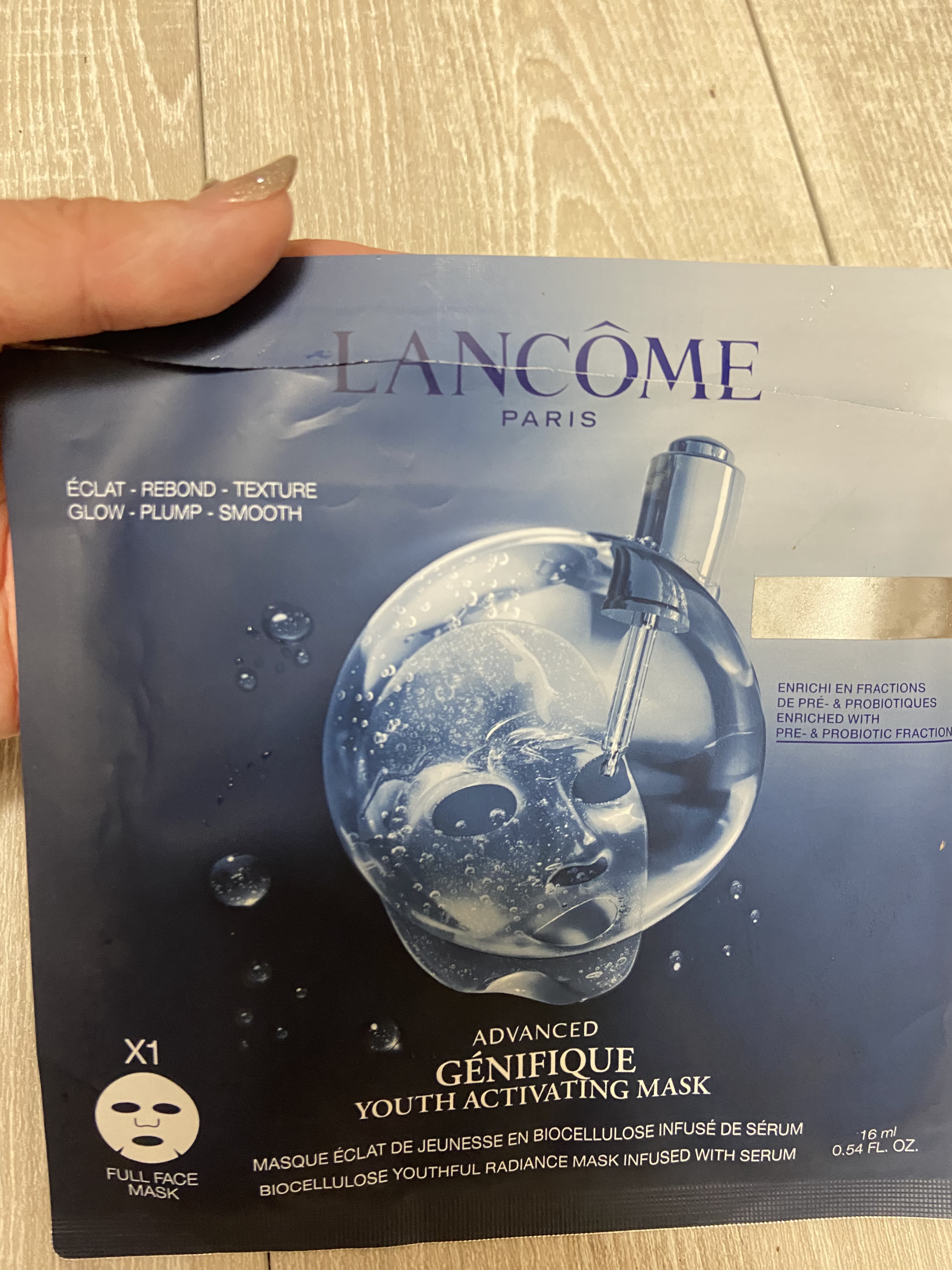 ジェニフィック アドバンスト バイオセルロース マスク/LANCOME/シートマスク・パックを使ったクチコミ（1枚目）