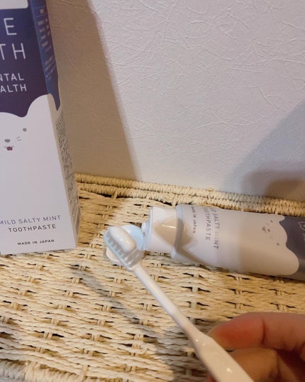 ホワイトマウス デンタルヘルス トゥースペースト マイルドソルティミント/ホワイトマウス/歯磨き粉を使ったクチコミ(5枚目)