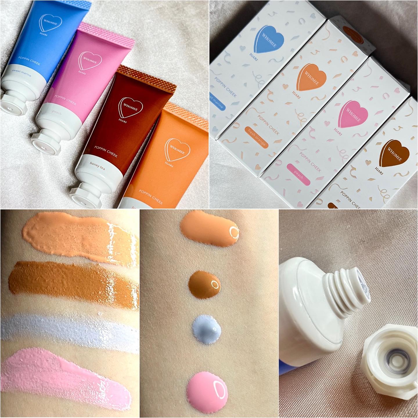 ポッピンチーク/WHOMEE/ジェル・クリームチークを使ったクチコミ（2枚目）