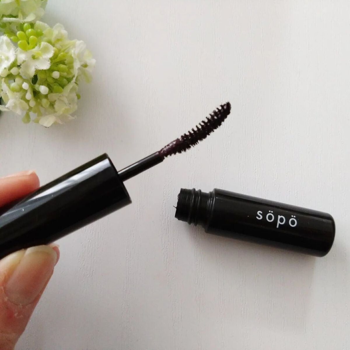 カラーマスカラ/sopo/マスカラを使ったクチコミ(2枚目)