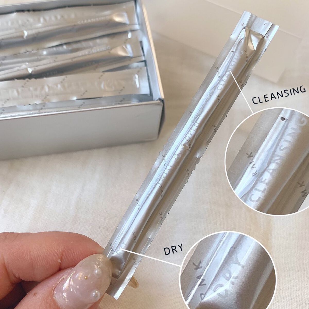 コットンスティック(クレンジング)/RMK/その他化粧小物を使ったクチコミ（3枚目）